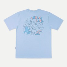 엠블러 남여공용 오버핏 반팔 티셔츠 AS815_BLUE